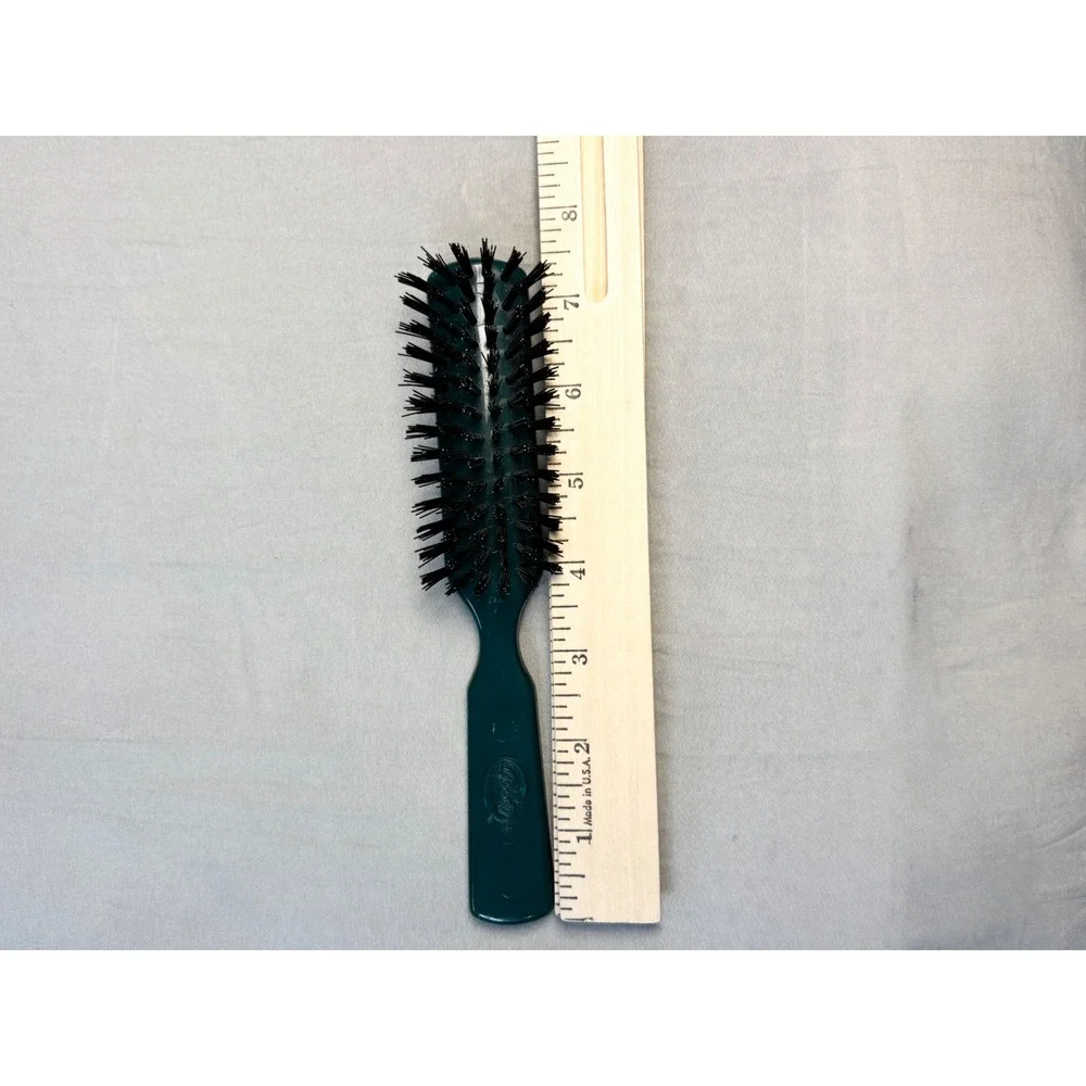 Vintage Goody Hair brush  green USA Made